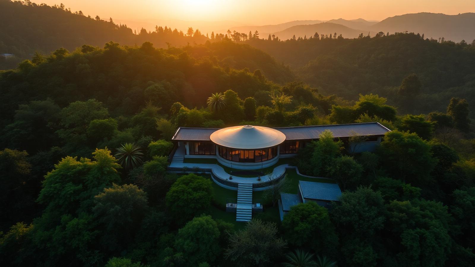 Global healing centre nestled in nature